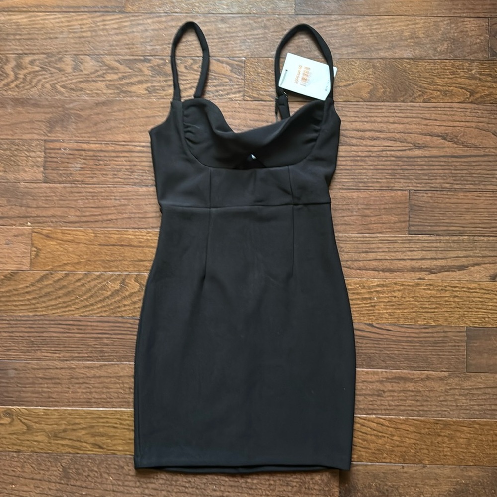 Hello Molly black mini dress